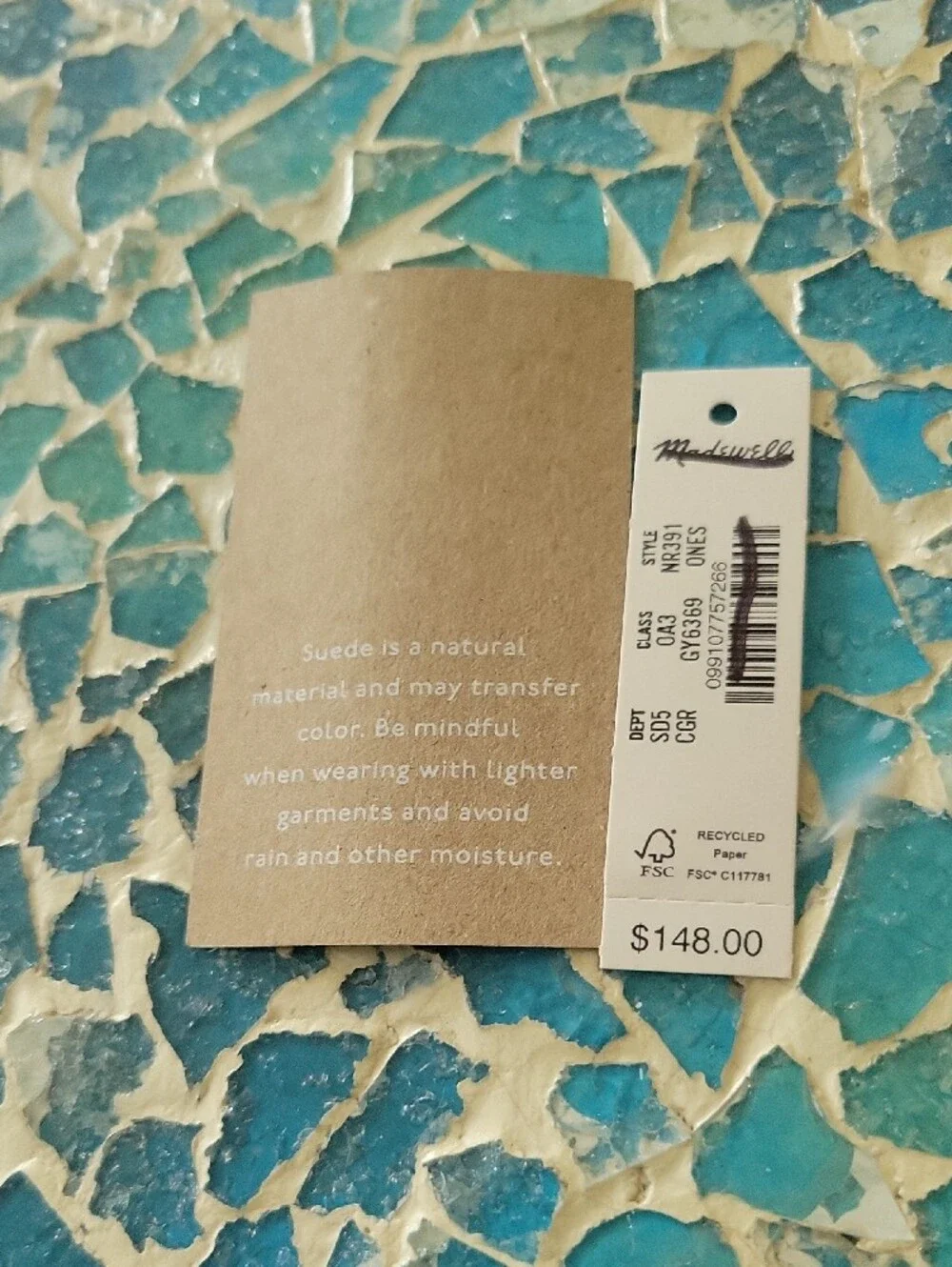 Madewell The Small Suede Crossbody Bag In Coastal Granite